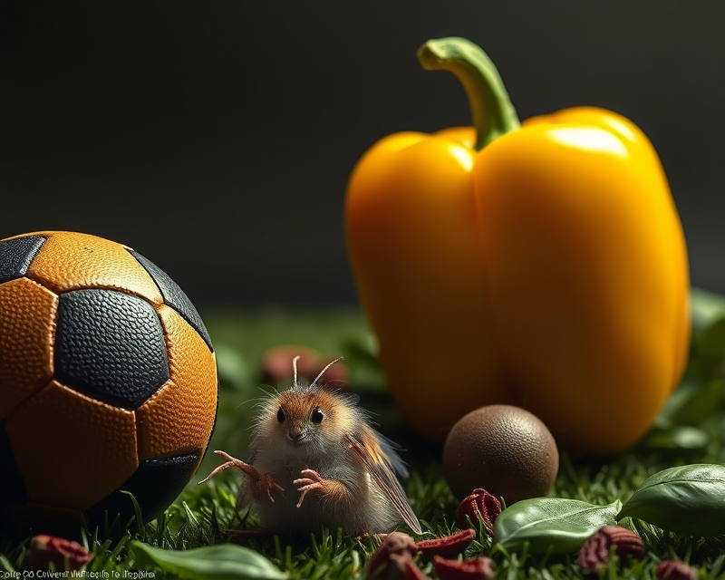 ball, moth, football, bell pepper, joker, yellow